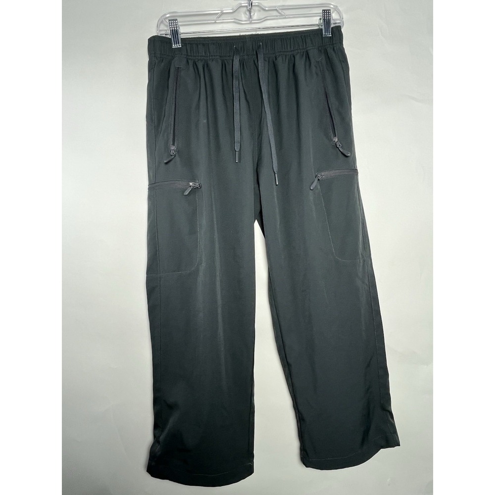 LJBJN Women's Lightweight Athleisure Pants Sz M Gray Pockets Gorp Core Casual